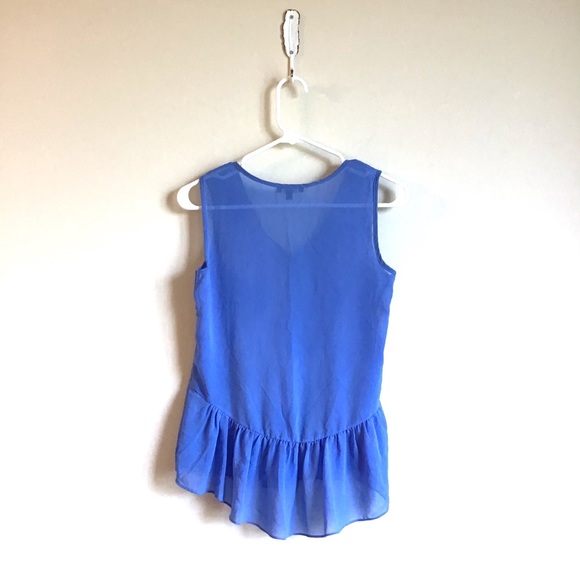 Soprano Beautiful blue sheer lace blouse - Picture 5 of 5